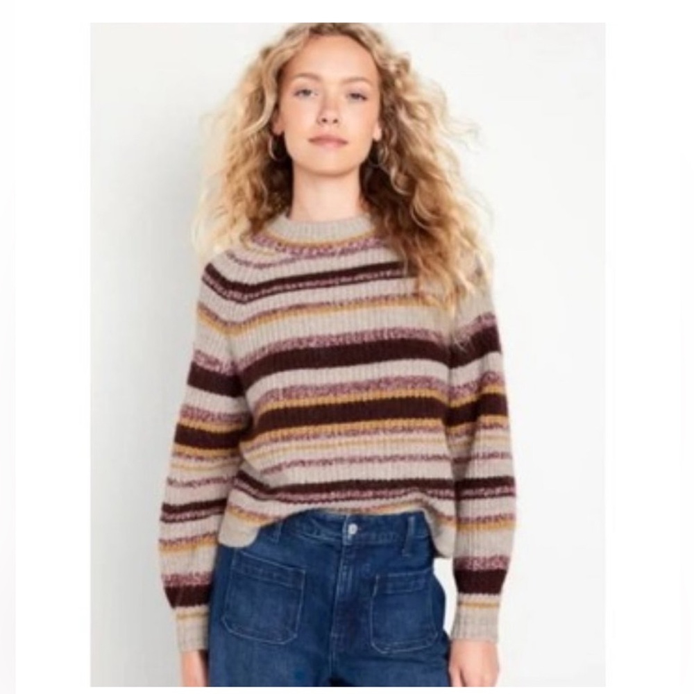 Old Navy Mock Neck Cropped Sweater - S